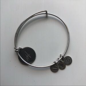 Alex and Ani “A” Silver Bracelet